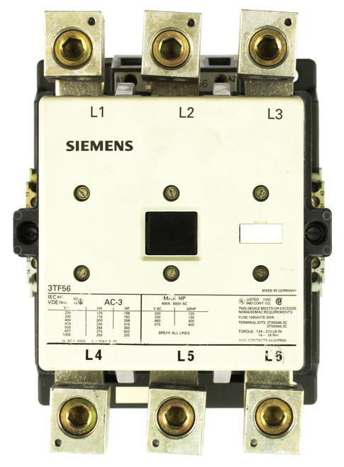 Siemens 3TF56 Commercial Contactor