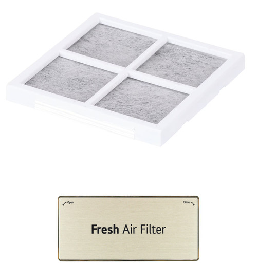LG ADQ75493321/ADQ73214405 Refrigerator Air Filter and Cover Bundle