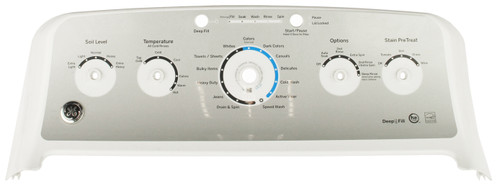 GE WH42X24474 Washer Control Panel in White