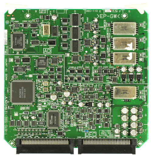 Sony 1-670-592-12 Betacam Control Board