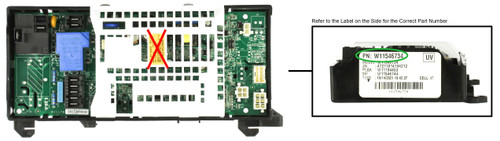 Whirlpool W11490880 Dryer Control Board