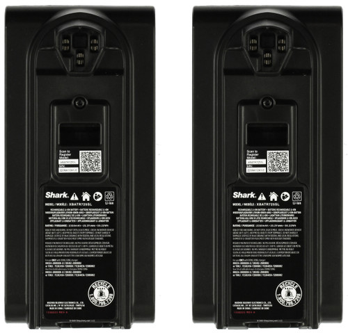 2-PACK Shark XBATR725SL Lithium-Ion Battery Vertex IZ840H IZ862H UZ865H 