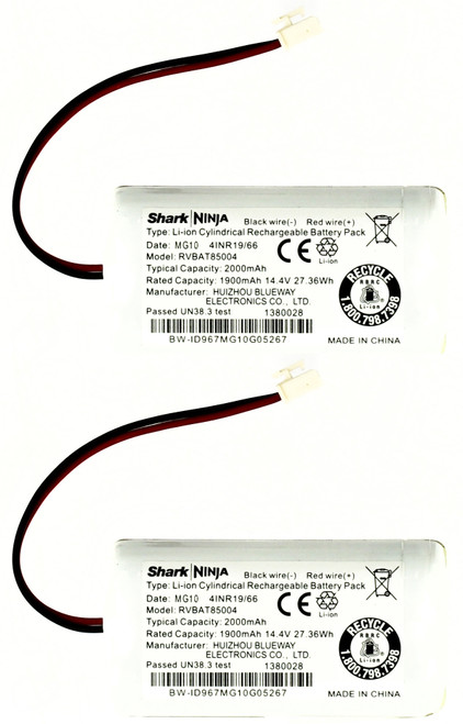 2-PACK Shark Li-ION OEM Battery RVBAT85004 RVBAT85005 Robot Vacuums 