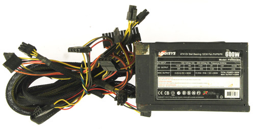 LOGISYS PS600XBK 600W  Power Supply 