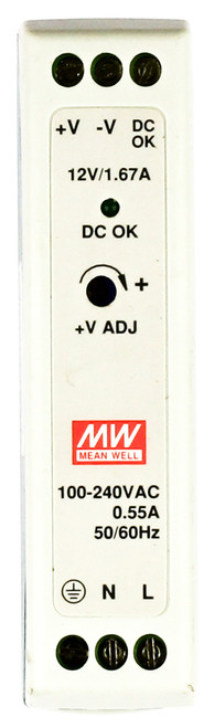 Mean Well MDR-20-12 DIN-Rail Power Supply