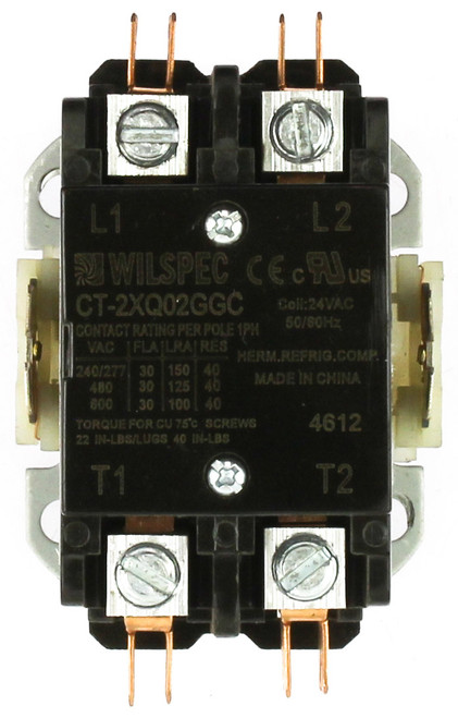 Wilspec CT-2XQ02GGC Definite Purpose Contactor