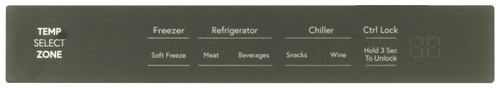 GE WR55X41526 Refrigerator -5 Mode Convertible Drawer Control