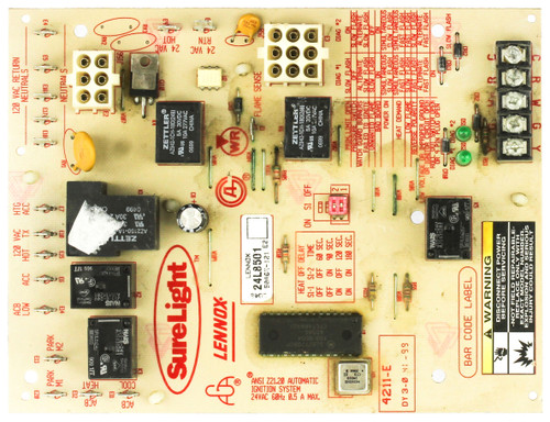 Lennox 24L8501 Furnace Control Board