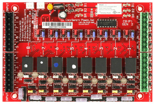 LifeSafety Power LSP-C8-PCB-08D Control Board