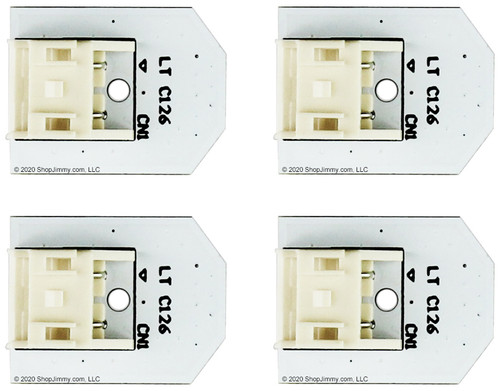 4-PACK GE WR55X25754 LED Light Assembly (LED/PCB Only-Use original housing)