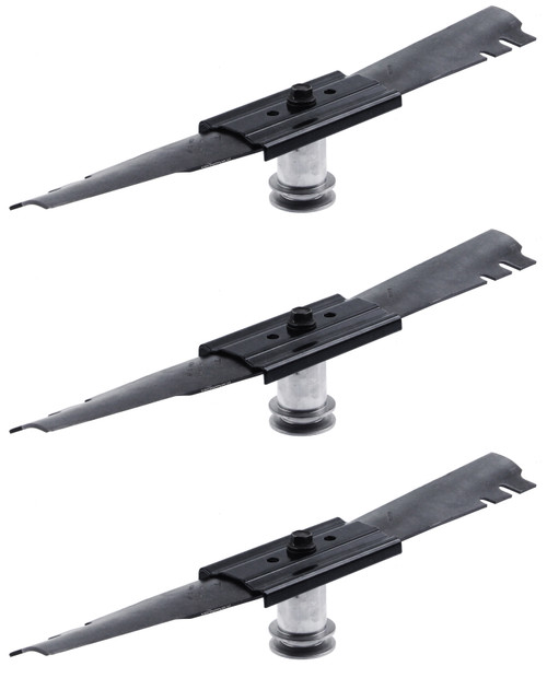 3-PACK Toro 144-3177-03 Lawn Mower Blade with Extras OEM NEW