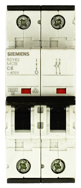 Siemens 5SY6206-7 DIN Rail Circuit Breaker