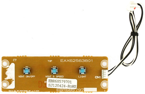 LG EBR68579701 Microwave Control Board 