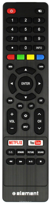 Element E4SFT5517H Remote Control -- New