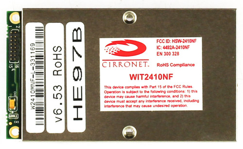 Cirronet WIT2410NF Module Control Board