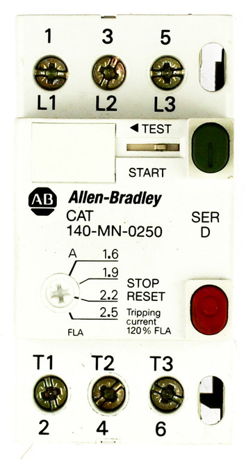 Allen Bradley 140-MN-0250 Manual Starter Circuit Breaker