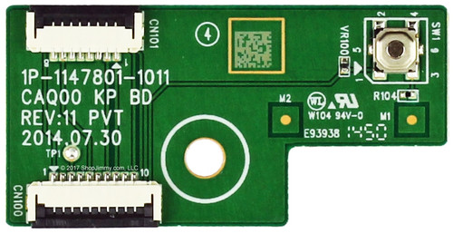 Vizio Y8386529A Key Controller for E65-C3 D650I-C3