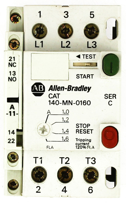 Allen Bradley 140-MN-0160 Manual Starter Circuit Breaker
