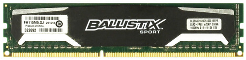Crucial Ballistix Sport BLS8G3D1609DS1S00.16FPR Memory Module