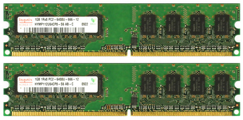 Hynix HYMP112U64CP8-S6 DDR2 Memory Module - 2 Pack