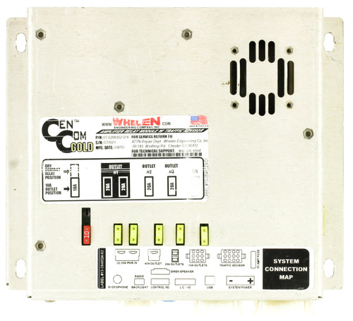 Whelen 01-0284302-01K Cencom Gold Amplifier Relay Module