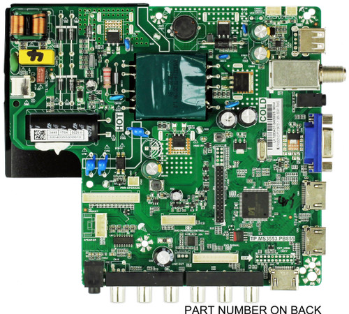 Proscan 50040355300610 Main Board / Power Supply for PLDV321300-B (Serial # Beginning A1709)