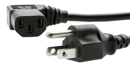 3-Prong Right Angle Power Cord Ver. A