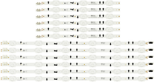 Samsung  LED Backlight Strips (12) UN40JU6400 UN40HU6900F NEW