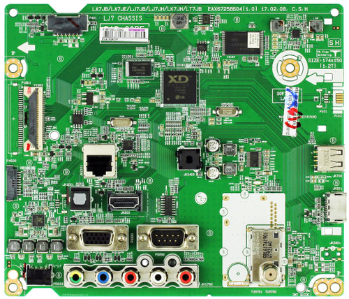 LG EBT64693102 (EAX67258604(1.0)) Main Board for 55LV340C-UB.BUSYLJR