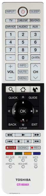 Toshiba 75039694(CT-90461) Remote Control-New