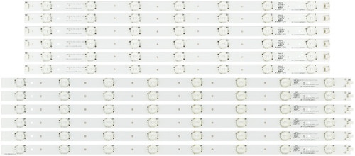 Seiki 910-550-1004 LED Backlight Strips (12) SE55UY04 