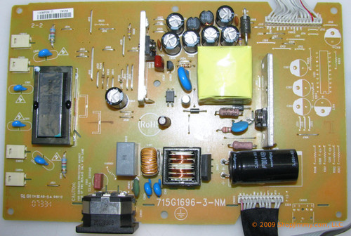 NEC ADTV1741CN4 ((T)1741CN4) Power Supply / Backlight Inverter