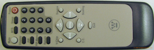 Westinghouse 27-D001444 Remote Control