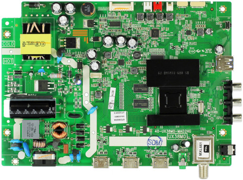 TCL V8-UX38001-LF1V024 Main Board / Power Supply for 32S3750 Version 32S3750TKAA