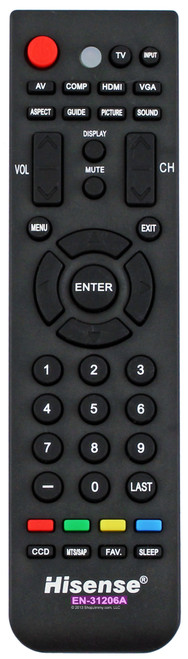 Hisense EN-31206A Remote Control--NEW