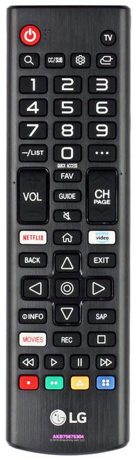 LG AKB75675304 Remote Control - New