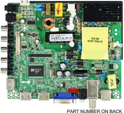 Westinghouse 34014657 Main Board / PSU for DWM40F3G1 (Version TW-78851-S040V)