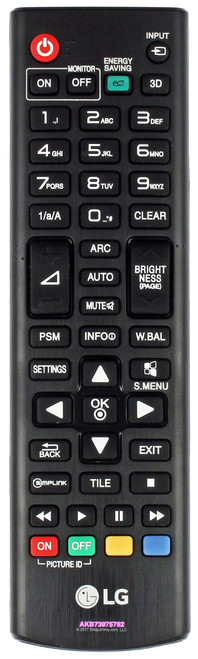 LG AKB73975762 Remote Control-- Open Bag