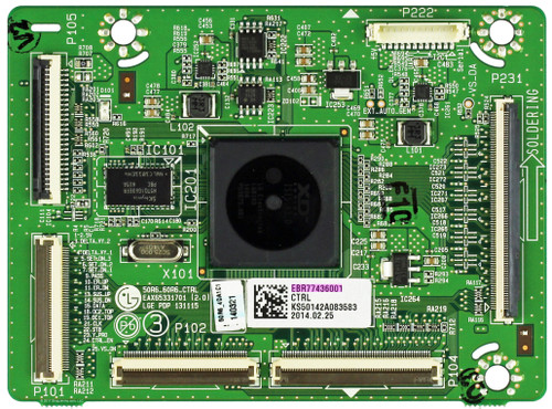 LG EBR77436001 Main Logic CTRL Board