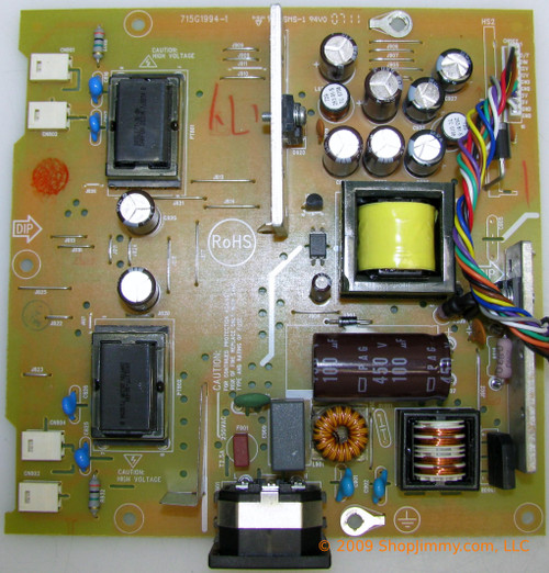 NEC ADTV1942HDG2P Power Supply / Backlight Inverter
