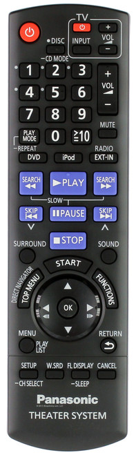 Panasonic N2QAYB000359 DVD Home Theater System Remote Control