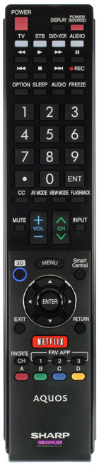 Sharp RRMCGB005WJSA Remote Control