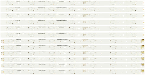 Vizio IC-D-HWX55D498L/IC-D-HWX55D498R LED Backlight Strips (12) D55-D2 (LWZJUCCT)