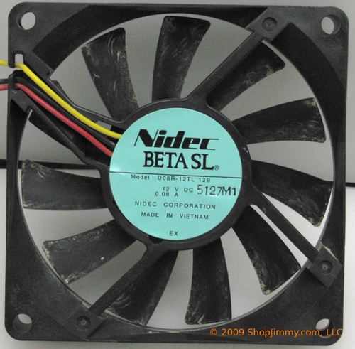 Nidec Beta SL D08R-12TL-12B Fan
