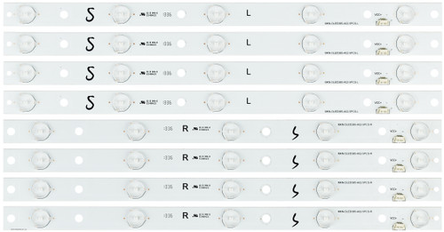 Proscan MKN-DLED385-A02-5PCS Replacement LED Backlight Strips PLDED3996A-D 