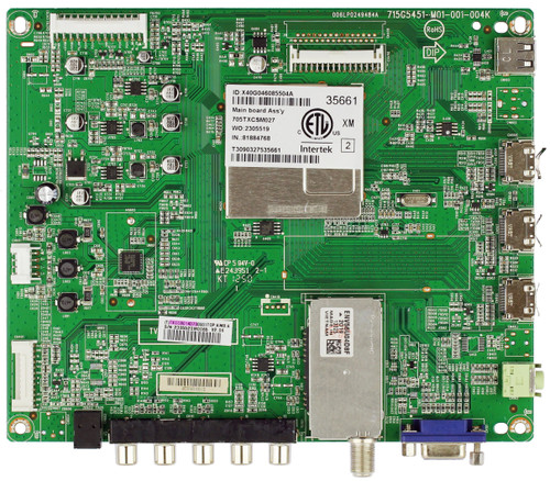 Sanyo 756TXCCB01K073 Main Board for FVM4612