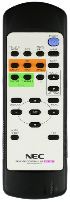 NEC RU-M118 Remote Control