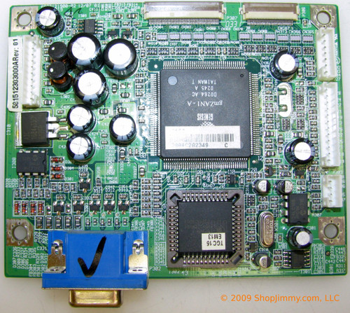 Gateway 6832124200-01 (PTB-1242) Main Board for FPD1530