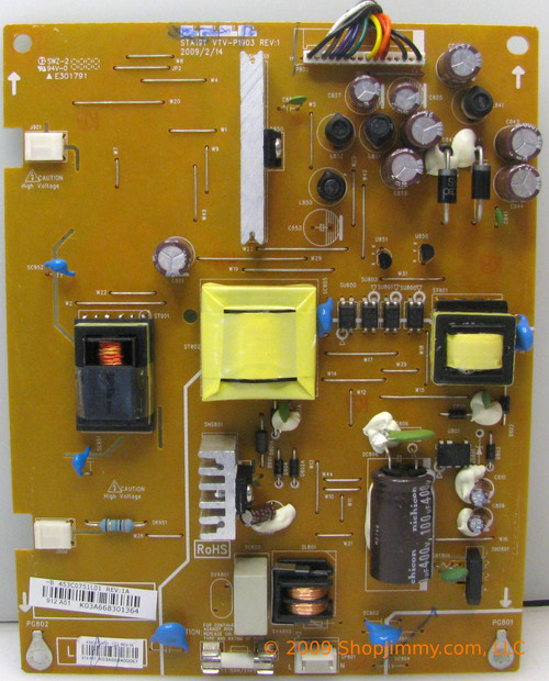 Toshiba 75014375 Power Supply Backlight Inverter for 19AV600U