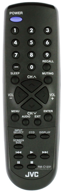 JVC 076E0TZ011 Remote Control